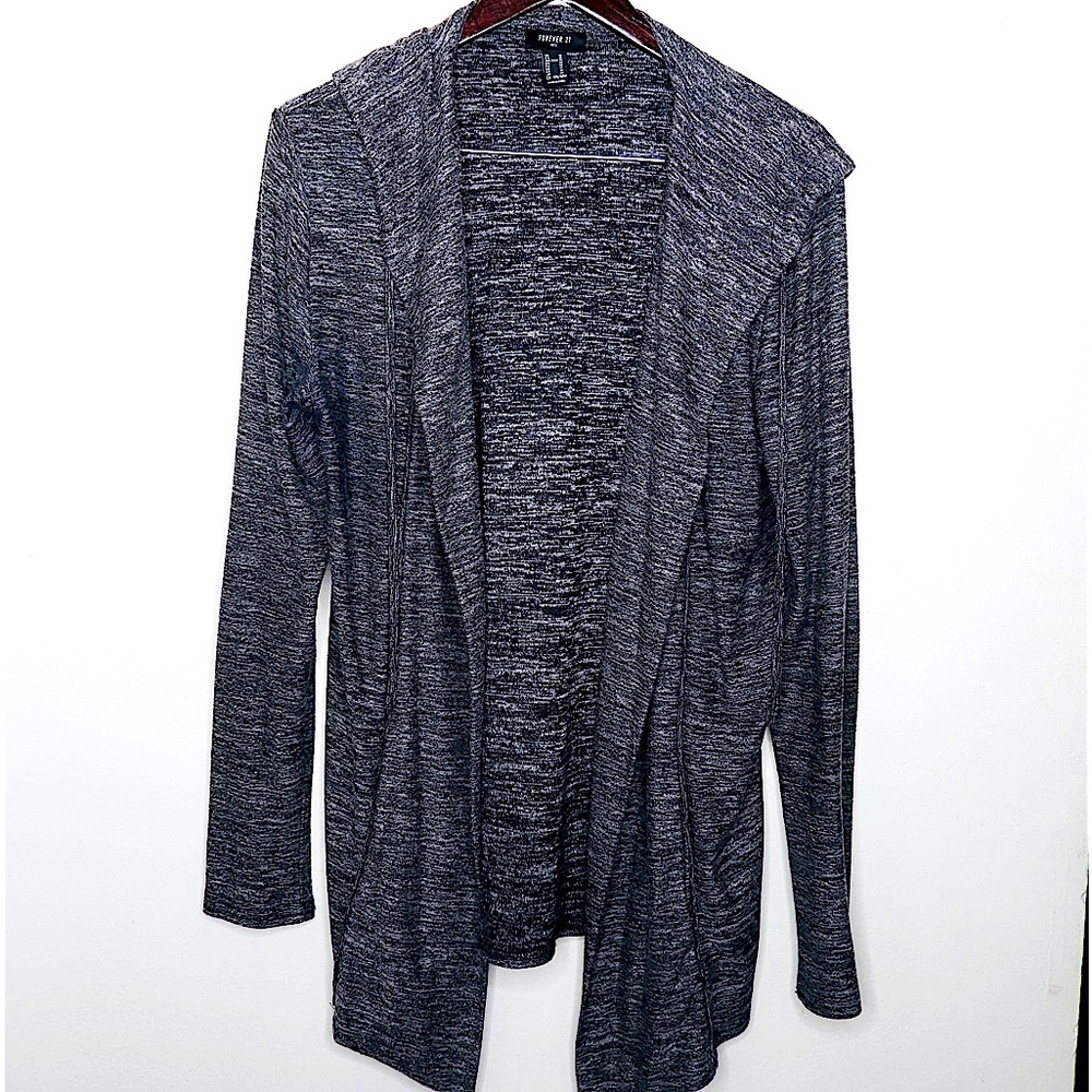 Forever 21 Mens Cardigan Hooded Sweater